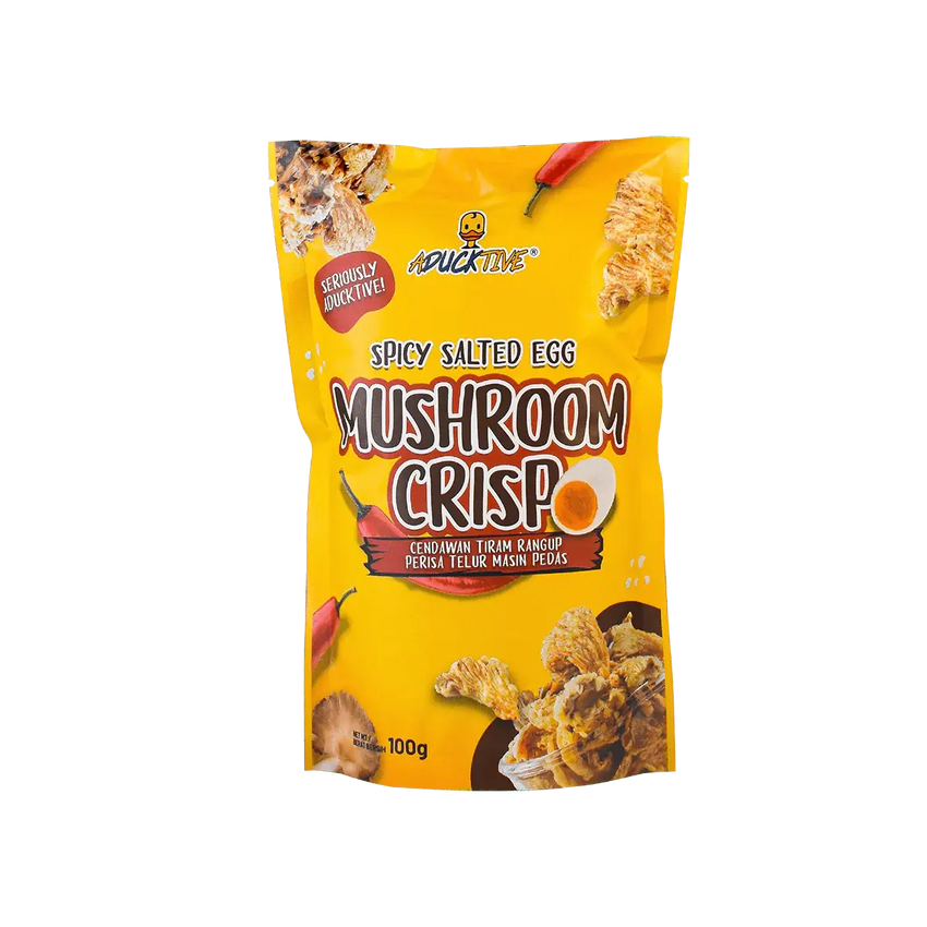 Aducktive Spicy Salted Egg Mushroom Crisp 100g