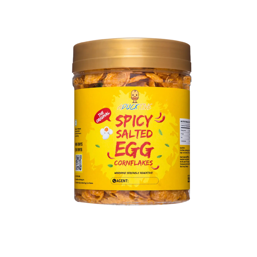 Aducktive Spicy Salted Egg Cornflakes 200g